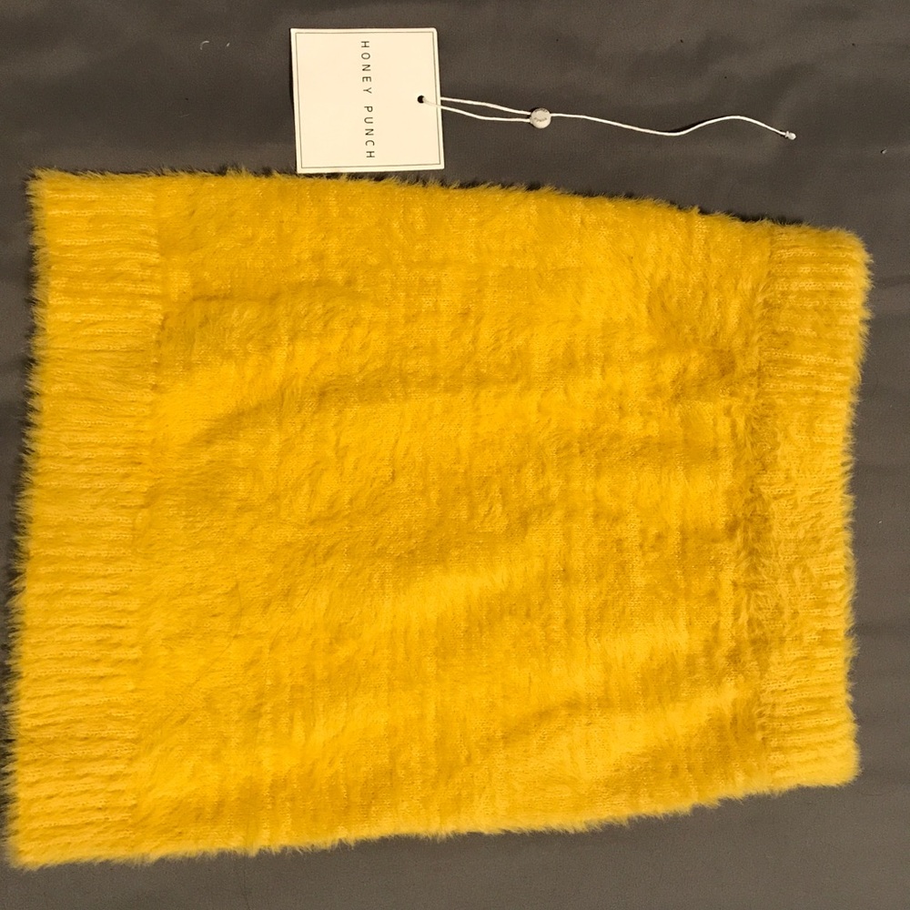 Honey Punch Yellow Mini Skirt!
